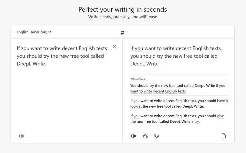 DeepL Write Is A New, Free AI Tool To Improve Your Writing Skills